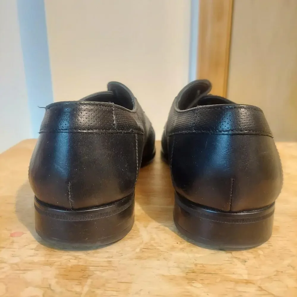 Lloyd Germany Men's US 10 Black Leather Derby Oxford Shoes